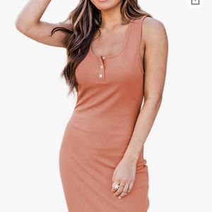 NWT summer Jersey dress. Peach color. Bought new, the color doesn’t suit me.
